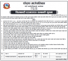 कोयाखोला झोलुङ्गे पुलको स्टिल पार्ट खरिद सिलबन्धी आह्वानको सुचना ।