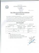 लिखित परिक्षाको मिति संशोधन गरीएको अत्यन्तै जरुरी सुचना